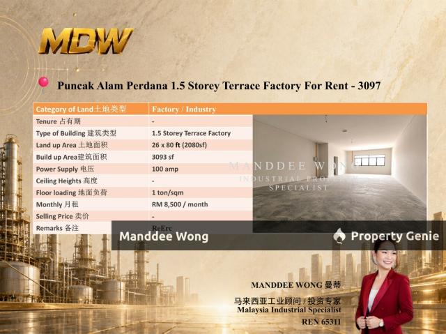 Warehouse for rent in Selangor