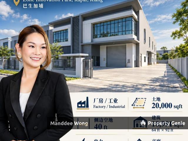 Warehouse for rent in Taman Pin Ke, Bandaraya Klang
