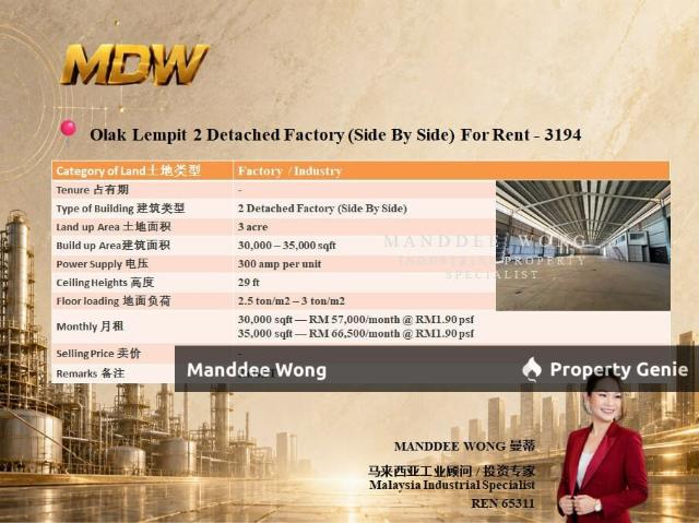 Warehouse for rent in Selangor