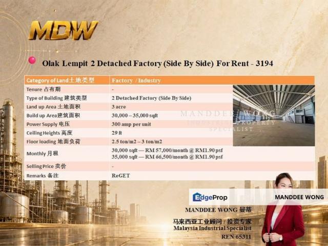 Warehouse for rent in Banting, Selangor