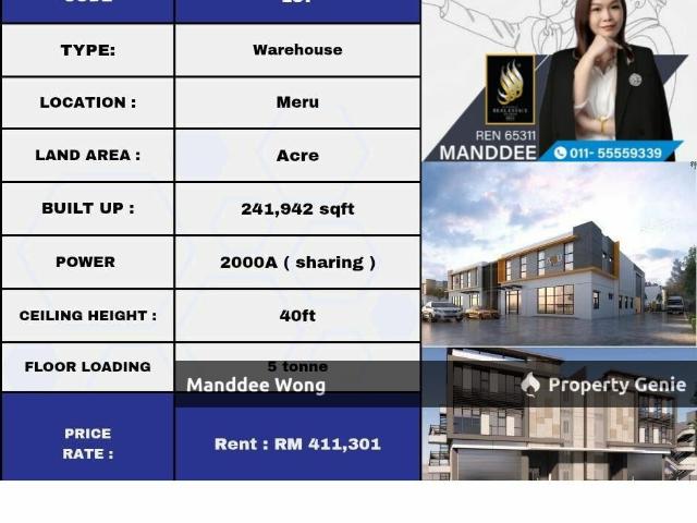 Warehouse for rent in Port Klang, Selangor