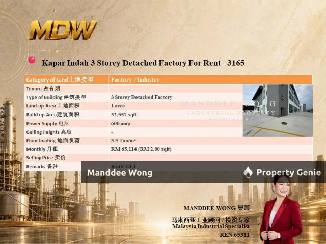 Warehouse for rent in Port Klang, Selangor
