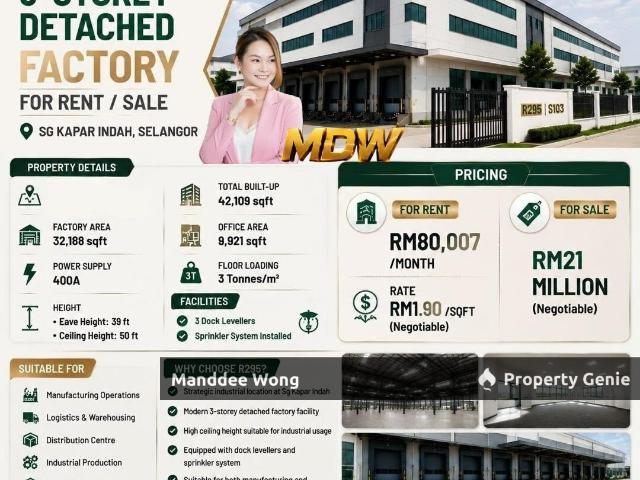 Warehouse for rent in Port Klang, Selangor