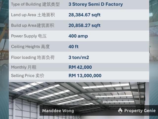 Warehouse for rent in Port Klang, Selangor