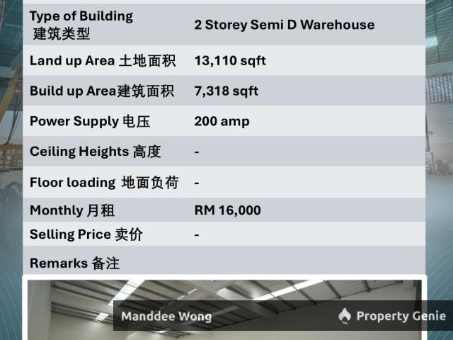 Warehouse for sale in Port Klang, Selangor