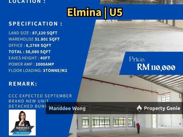 Warehouse for sale in Selayang, Selangor