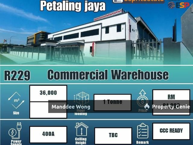 Warehouse for sale in Petaling, Damansara Damai