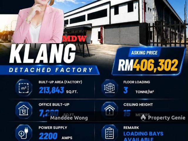 Warehouse for rent in Port Klang, Selangor