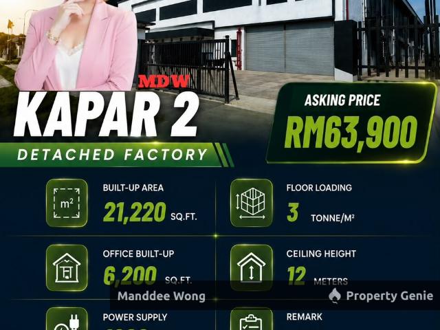 Warehouse for rent in Port Klang, Selangor