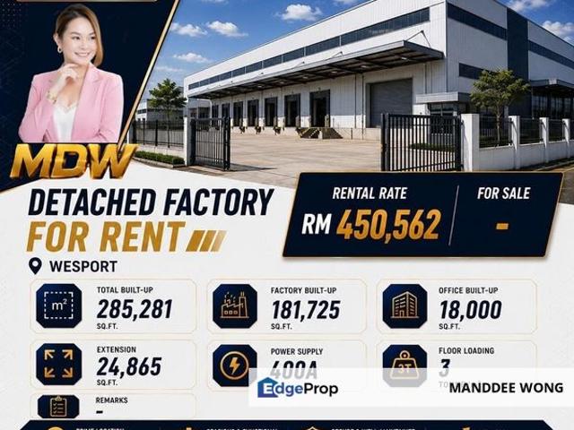 Warehouse for rent in Port Klang, Selangor