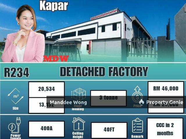 Warehouse for rent in Port Klang, Selangor