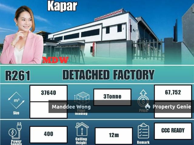 Warehouse for rent in Port Klang, Selangor