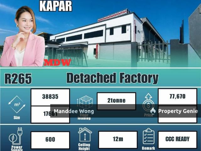 Warehouse for rent in Port Klang, Selangor
