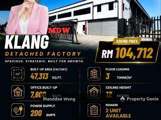Warehouse for rent in Port Klang, Selangor
