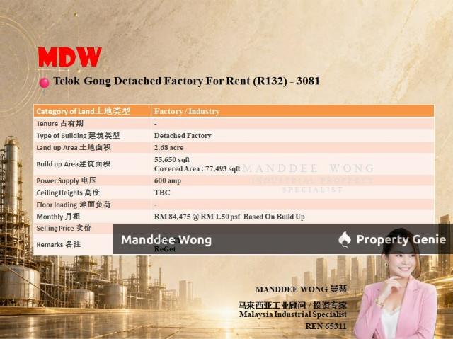 Warehouse for rent in Port Klang, Selangor