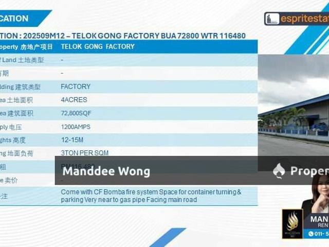 Warehouse for rent in Port Klang, Selangor