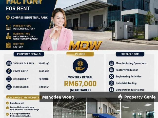 Warehouse for rent in Banting, Selangor