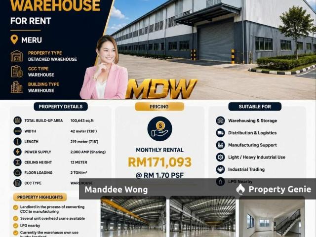 Warehouse for sale in Port Klang, Selangor