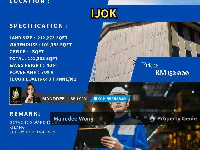 Warehouse for sale in Selangor
