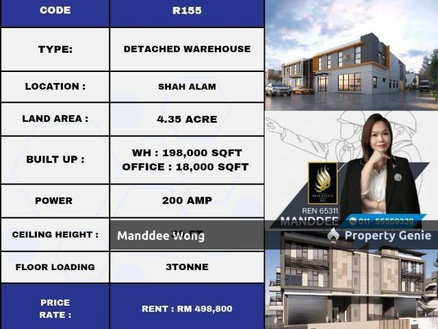 Warehouse for sale in Petaling, Alam Impian