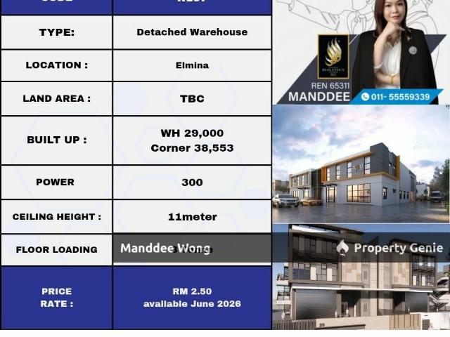Warehouse for sale in Petaling, Alam Impian