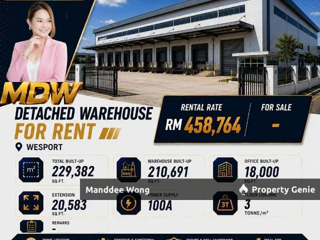 Warehouse for sale in Port Klang, Selangor