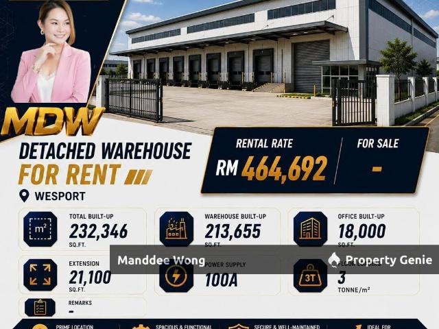 Warehouse for sale in Port Klang, Selangor