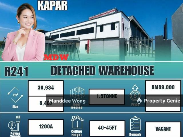 Warehouse for sale in Port Klang, Selangor
