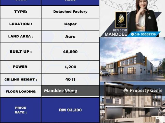 Warehouse for sale in Port Klang, Selangor