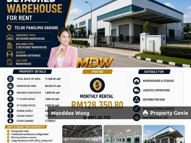 Warehouse for rent in Selangor