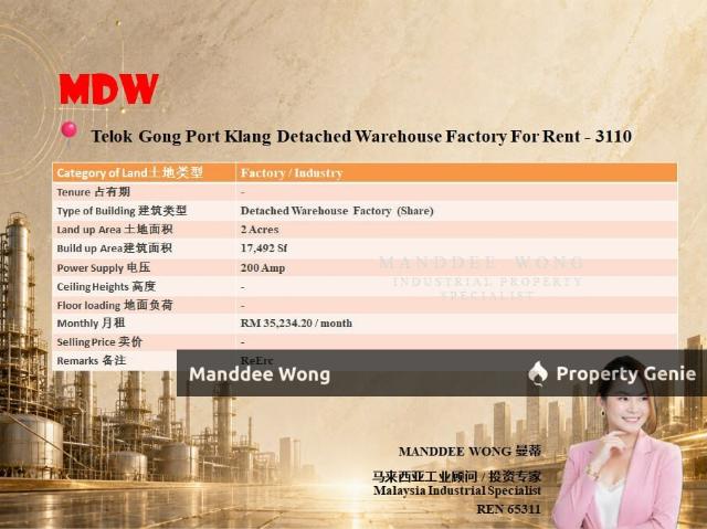 Warehouse for sale in Port Klang, Selangor