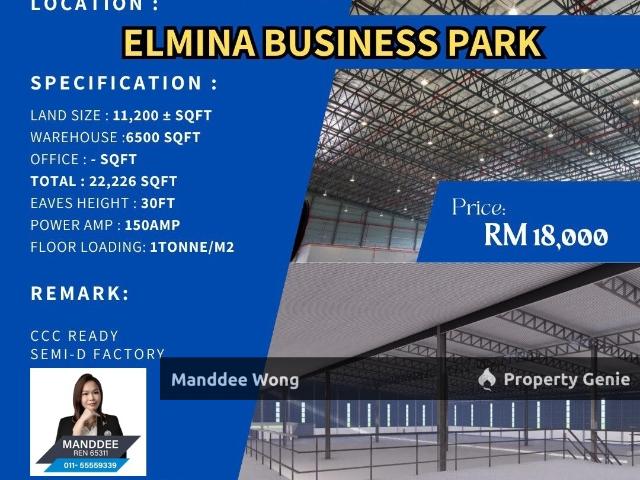 Warehouse for rent in Selayang, Selangor