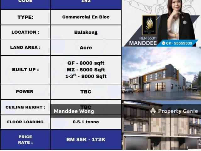 Shop for rent in Kajang, Langat