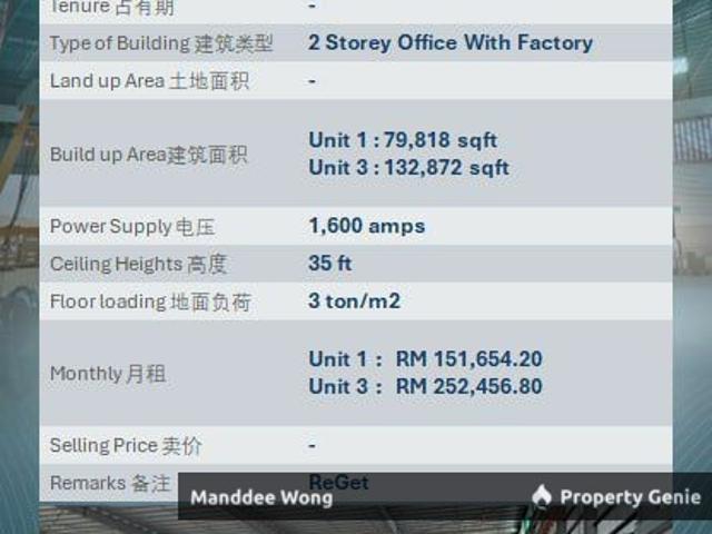 Warehouse for rent in Port Klang, Selangor