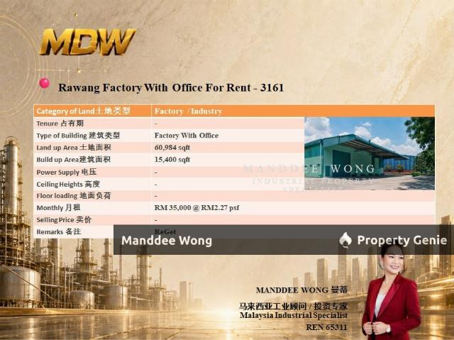Warehouse for rent in Selayang, Selangor