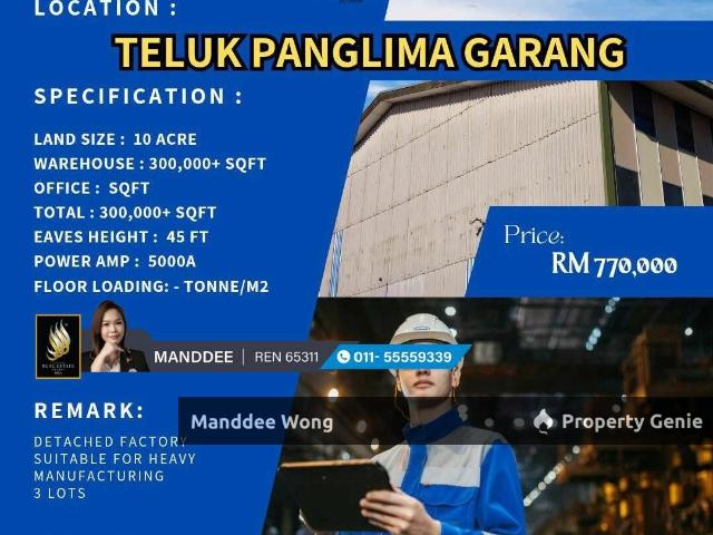Warehouse for sale in Selangor
