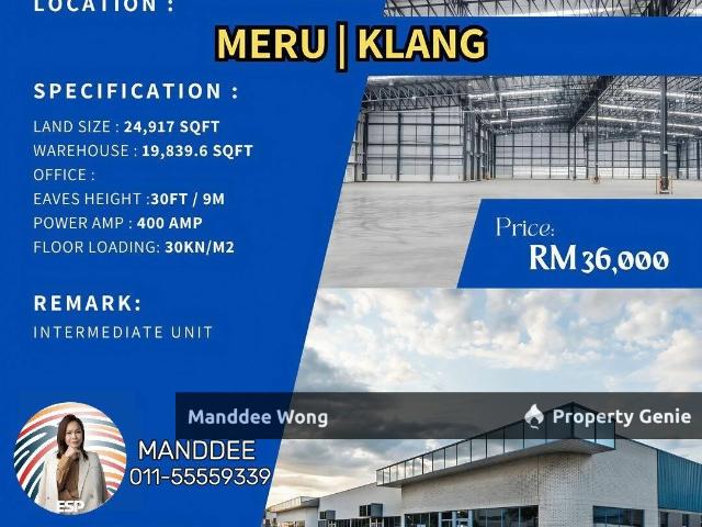 Warehouse for sale in Port Klang, Selangor
