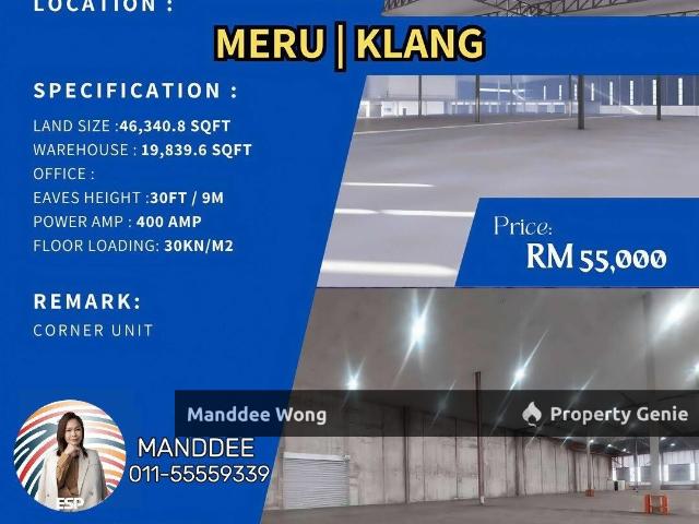 Warehouse for sale in Port Klang, Selangor