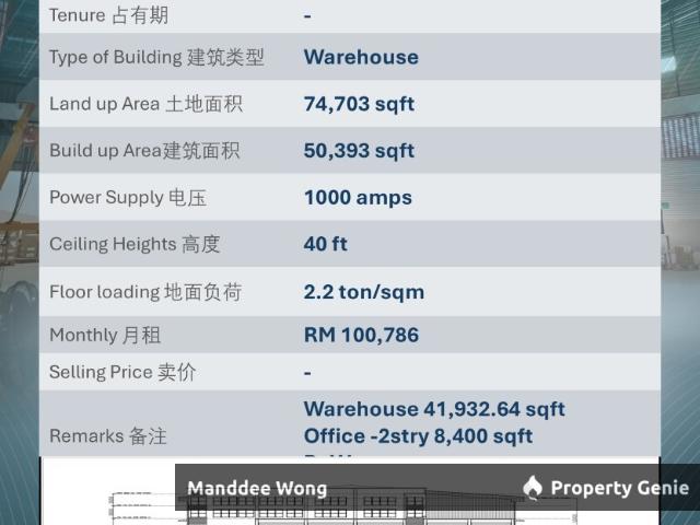 Warehouse for sale in Port Klang, Selangor