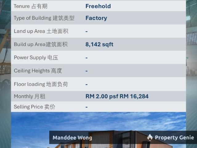Warehouse for rent in Port Klang, Selangor