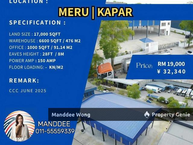 Warehouse for sale in Port Klang, Selangor