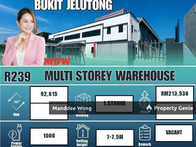 Warehouse for sale in Petaling, Alam Impian