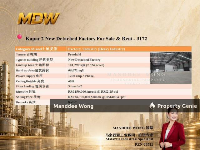 Warehouse for rent in Port Klang, Selangor