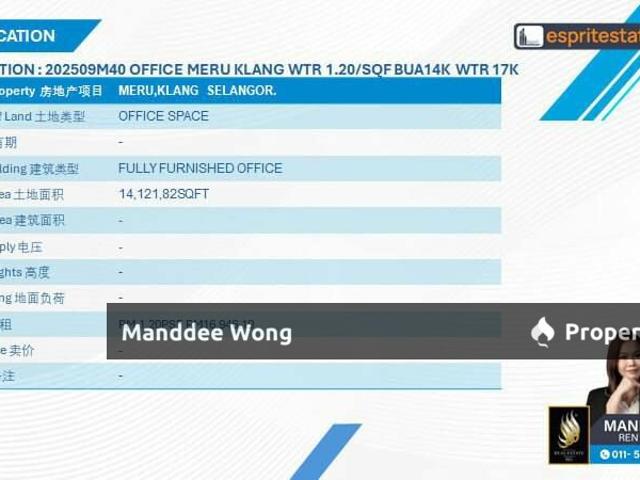 Office for rent in Port Klang, Selangor