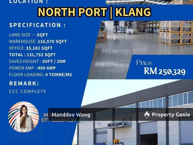 Warehouse for sale in Port Klang, Selangor