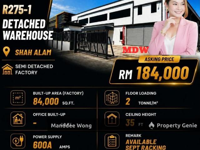 Warehouse for sale in Petaling, Subang Jaya
