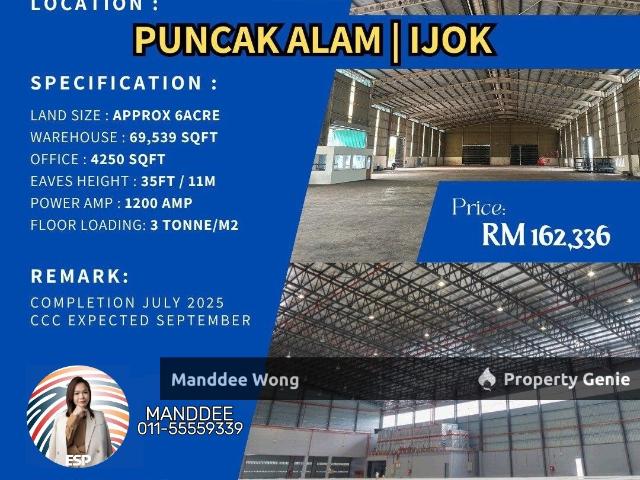 Warehouse for rent in Selangor