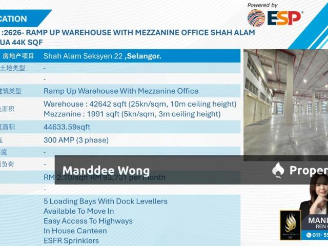 Warehouse for sale in Petaling, Alam Impian