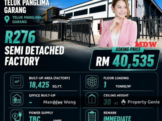 Warehouse for rent in Selangor