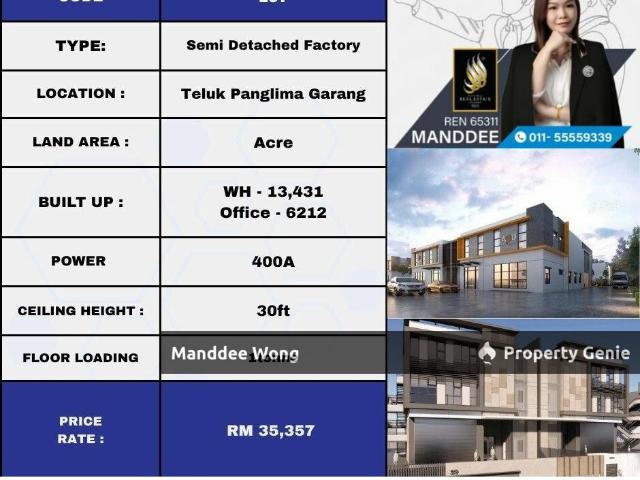 Warehouse for rent in Selangor